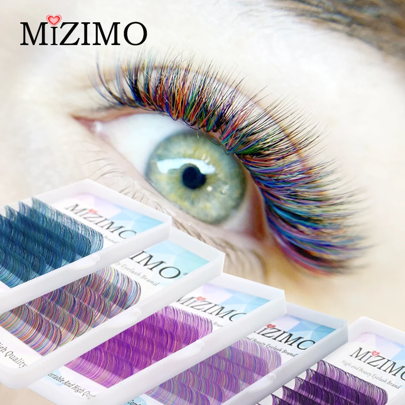 

New color grafting eyelash 0.07/0.1mm 8-15mm artificial mink hair false eyelash personal painting false eyelash extension tool