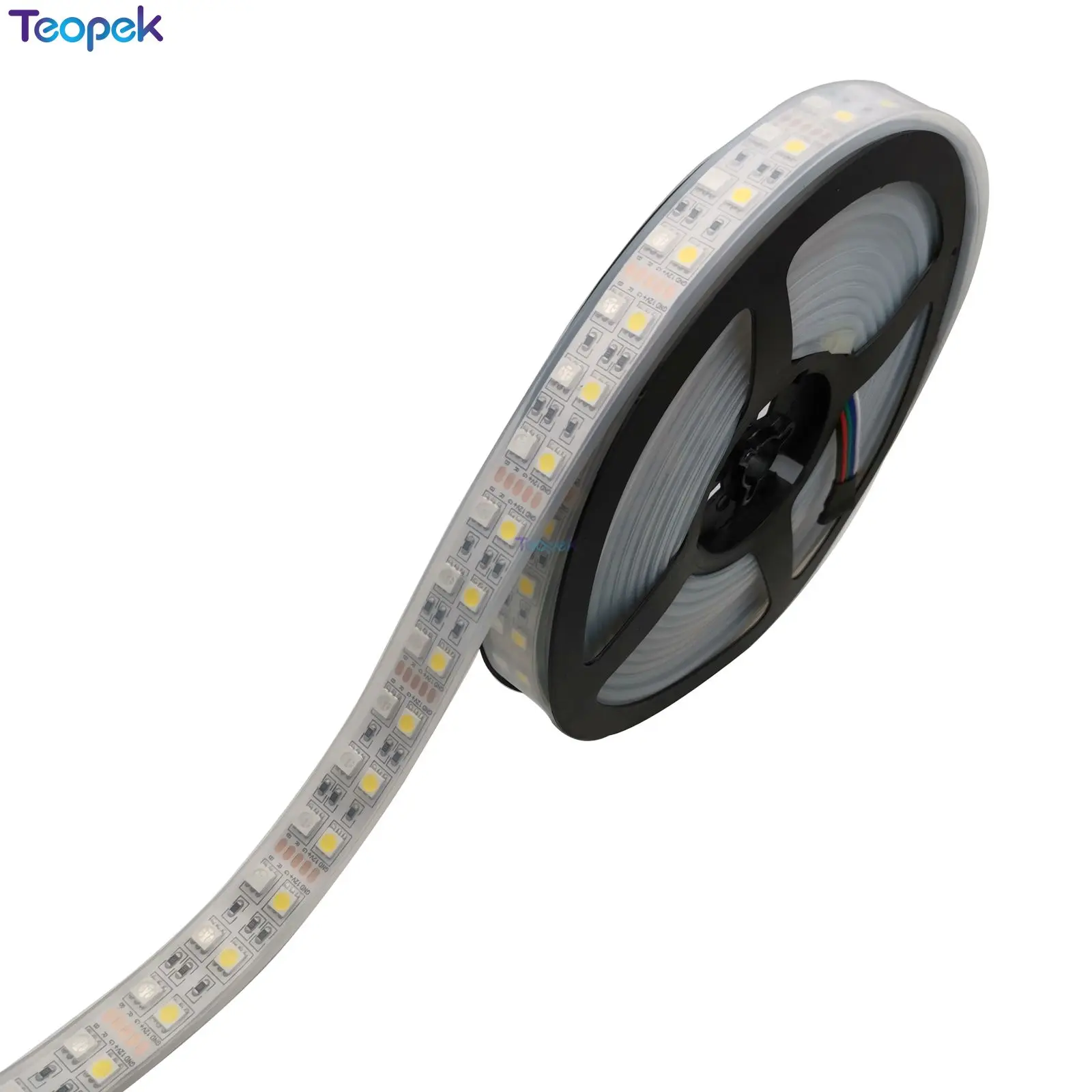 5 м 5050 RGB SMD двухрядный RGBW + белый гибкий светодиодный светильник 120 светодиодов/м 600