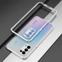 Metal Bumper Phone Case For OPPO Reno 5 Pro Case Armor shockproof Aluminum Cover For OPPO Reno 5 Full Protection Back Coque Case