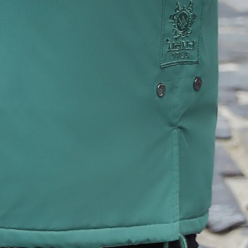 

Fleece lining Fur Collar Hooded Women Winter Parka Mujer 2019 New Drawstring Loose Puffer Jacket Ladies Casual Bubble Coat