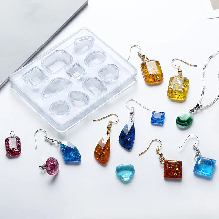 Серьги силиконовой смолевой пресс-форма для украшения формы самостоятельного