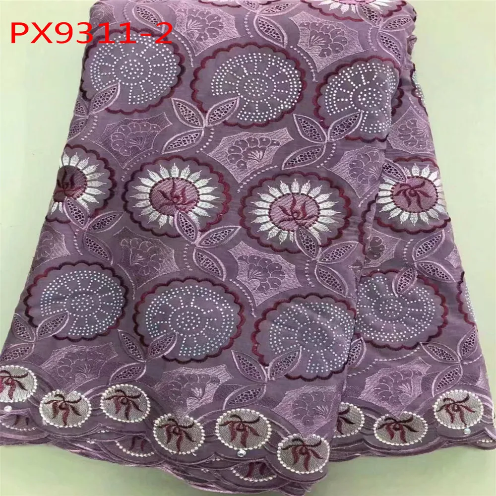 Новое поступление Высококачественная швейцарская хлопковая вуаль кружево