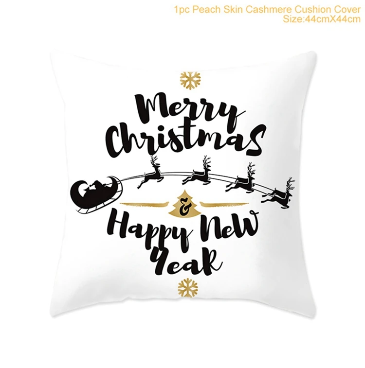 Pillow case 8 Чехол для подушки FENGRISE Merry Christmas, Рождественское украшение для дома, Рождественское украшение, Новогоднее украшение - Цвет: Pillow case 8