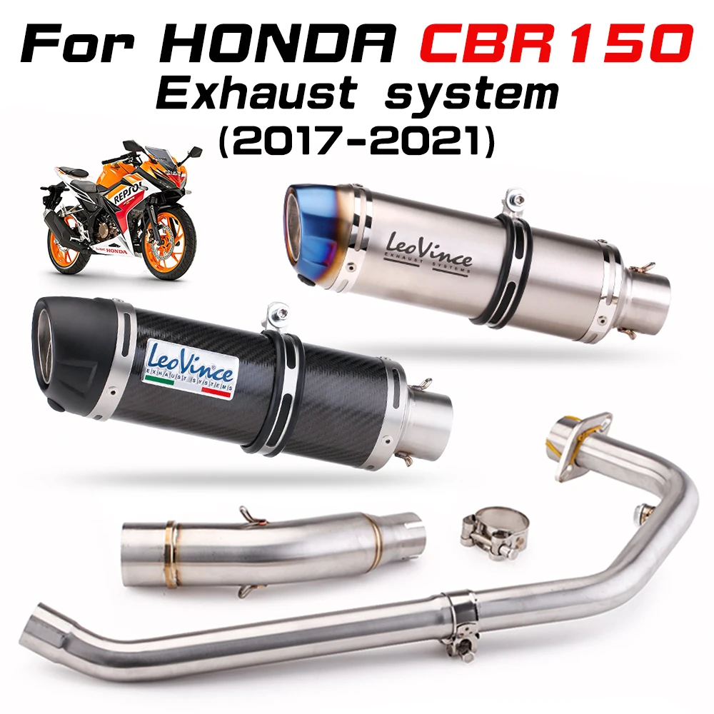 

Suitable for Honda motorcycle cbr150 cbr150r cb150r stainless steel front exhaust pipe modification