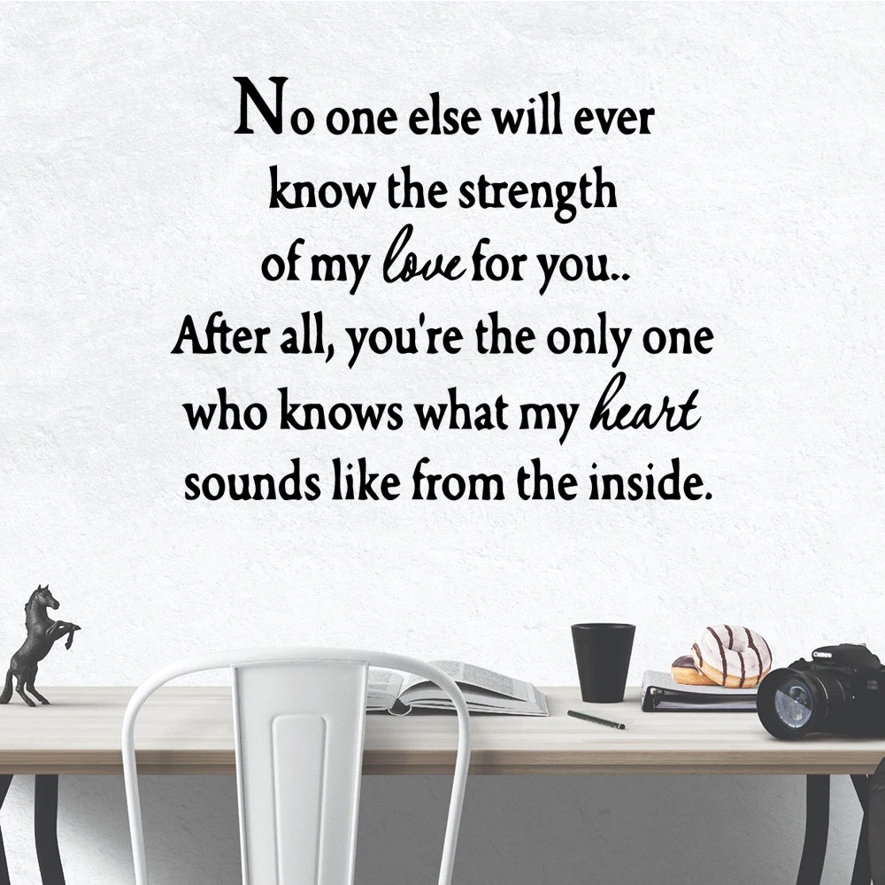 LargeLove heart Waterproof Wall Stickers Home Decor For Baby's Rooms Removable Decals | Дом и сад