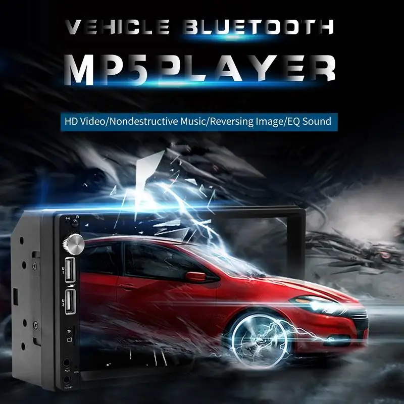 X5 Автомагнитола 2 Din Bluetooth Авторадио " HD сенсорный экран обратное изображение 2din стерео Авто MP5 плеер AUX USB FM камера 7018B