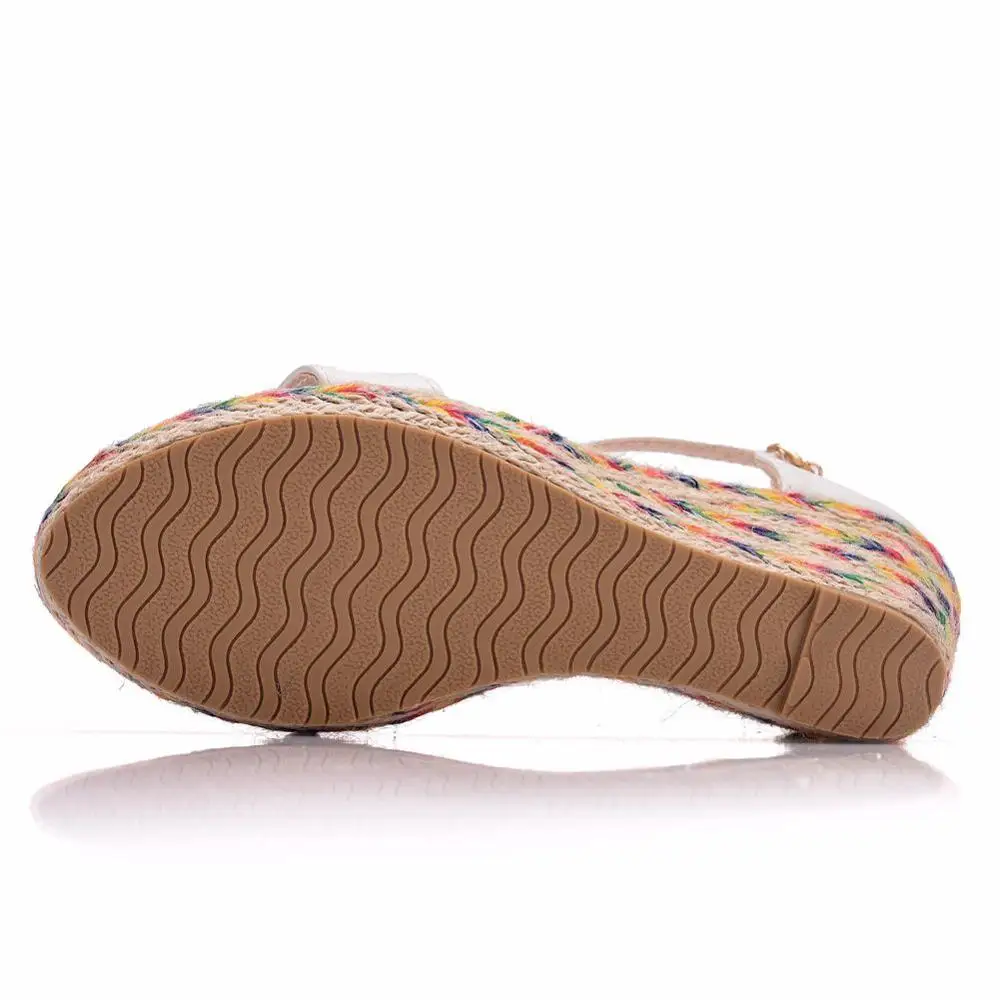 Босоножки на танкетке с открытым носком Размеры 33 42|Боссоножки и сандалии| |