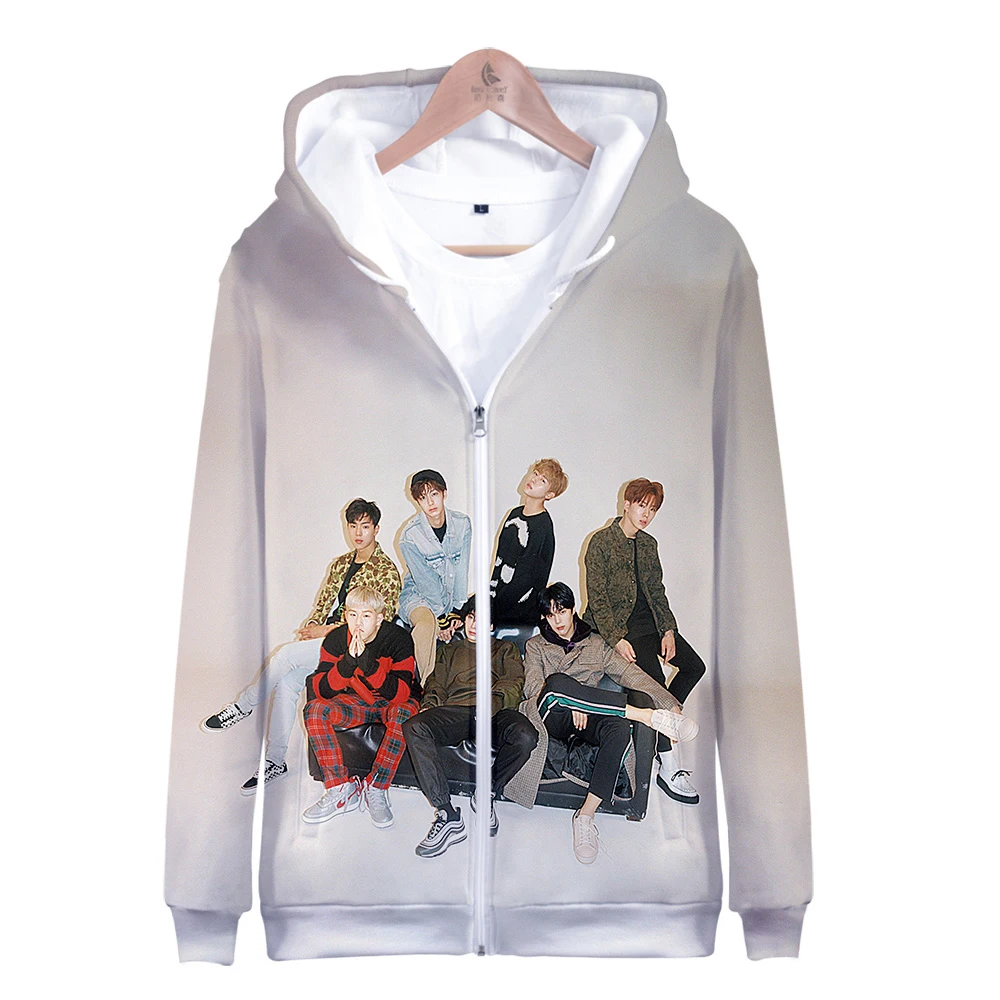 MONSTA X/толстовки с 3D принтом толстовки для мужчин женщин и детей