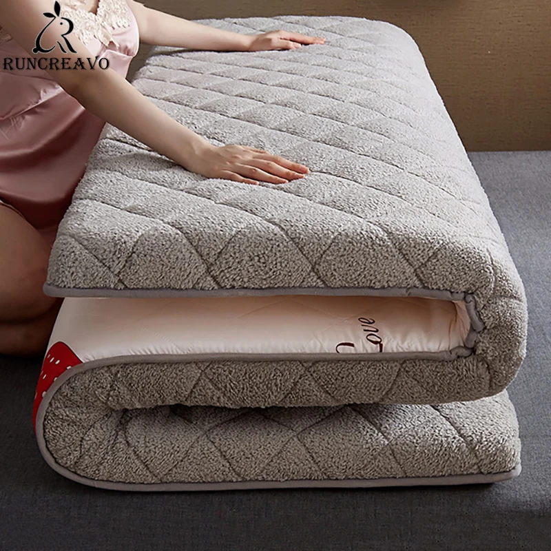 

Lamb Velvet Mattress Thick Lamb Velvet Mattress Upholstery Household Tatami Dormitory Home Bed Sponge Mattress