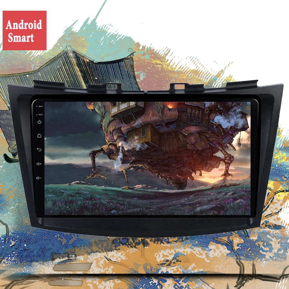 Автомагнитола Android 13.0 для Suzuki Swift 2011-2015 автомобильный DVD мультимедийная