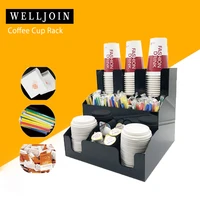 new cuplid dispenser organizer coffee condiment holder caddy coffee cup rack new