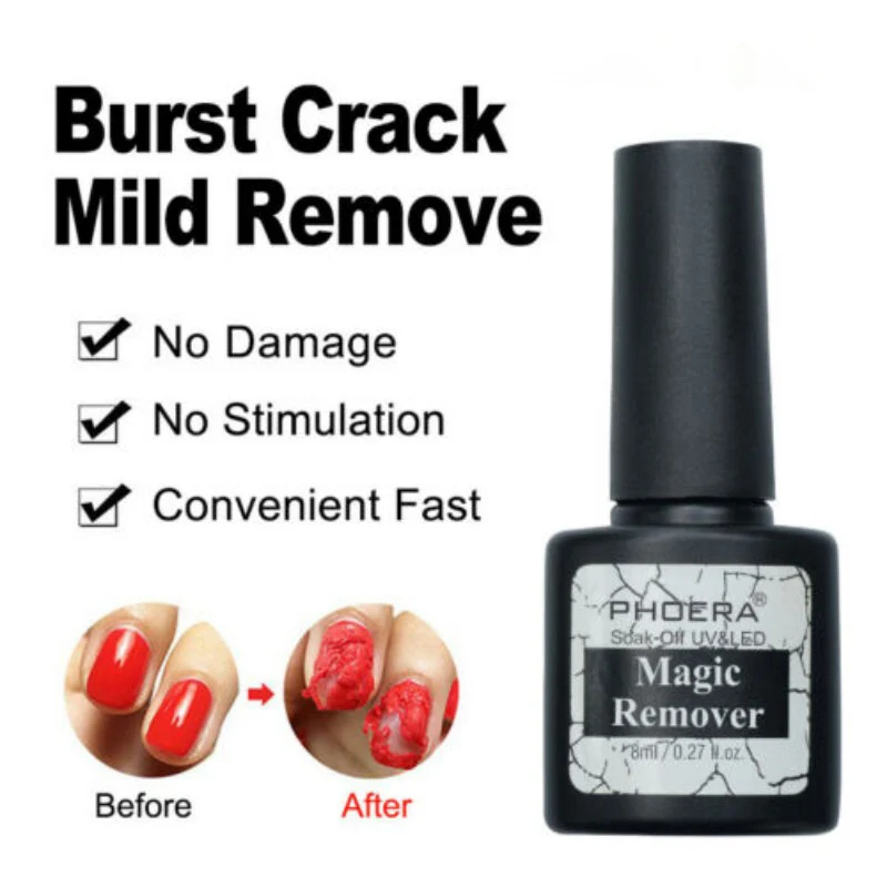 8 мл Burst лак для ногтей гель удаления магии отмачиваемый обезжириватель праймер