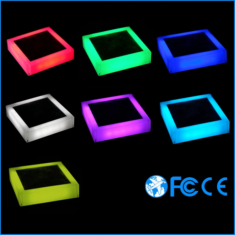 Светодиодная лампа на солнечной батарее водонепроницаемый цветной