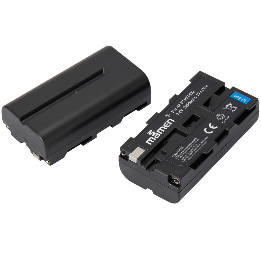 MAMEN 2 шт NP F550 F570 2650mAh аккумуляторная батарея 7 4 v для цифровой камеры + USB lcd двойное