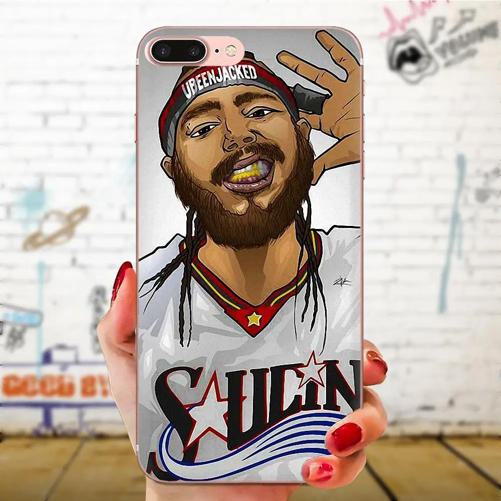 Post Malone для Galaxy Alpha Note 10 Pro A10 A20 A20E A30 A40 A50 A60 A70 A80 A90 M10 M20 M30 M40 Мягкий защитный чехол |