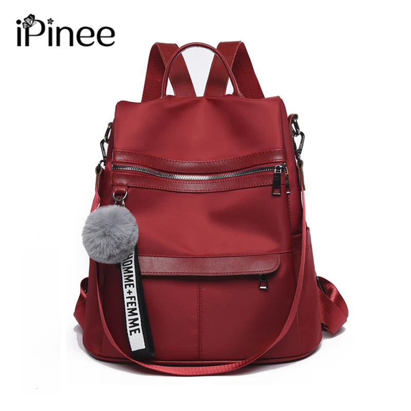 

iPinee Fashion Backpack Women Oxford Cloth Shoulder Bags School Bags for Teenage Girls Ladies Travel Backpack mochila feminina