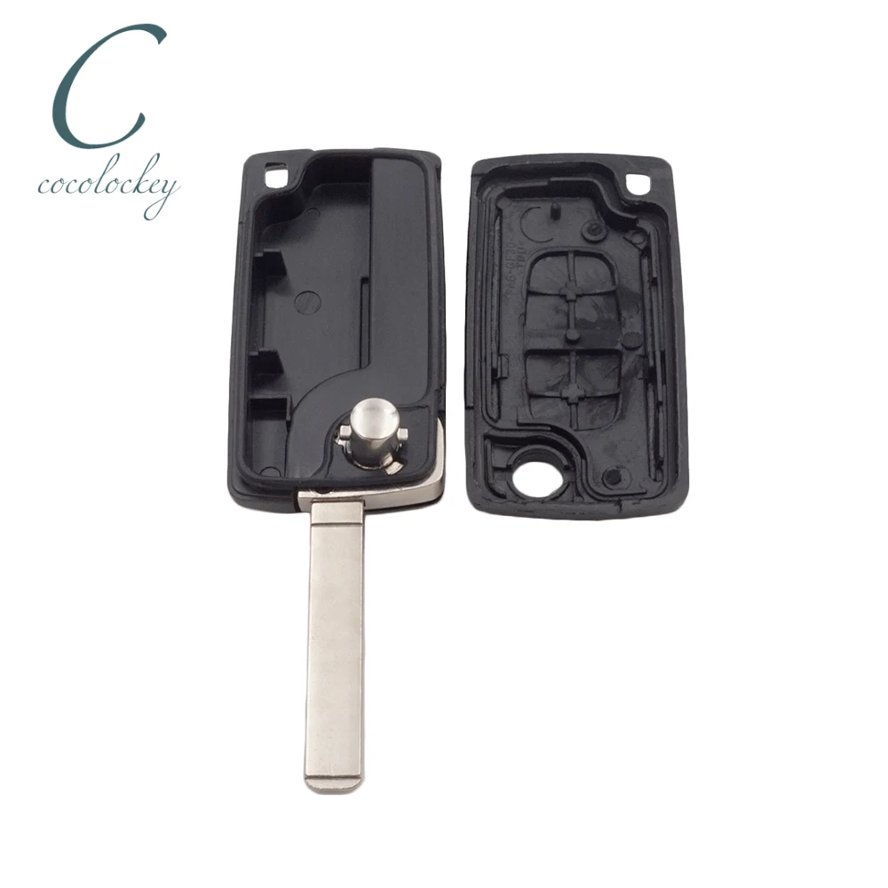 Cocolockey чехол для ключа дистанционного управления Fiat Scudo 2 кнопки Складной Корпус