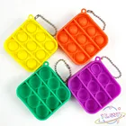 SWT мини пуш-поп пузырьки сенсорные фантазийные Веселые антистрессовые Популярные пузырьки нуждаются в сжимаемой игрушке для снятия стресса детский брелок