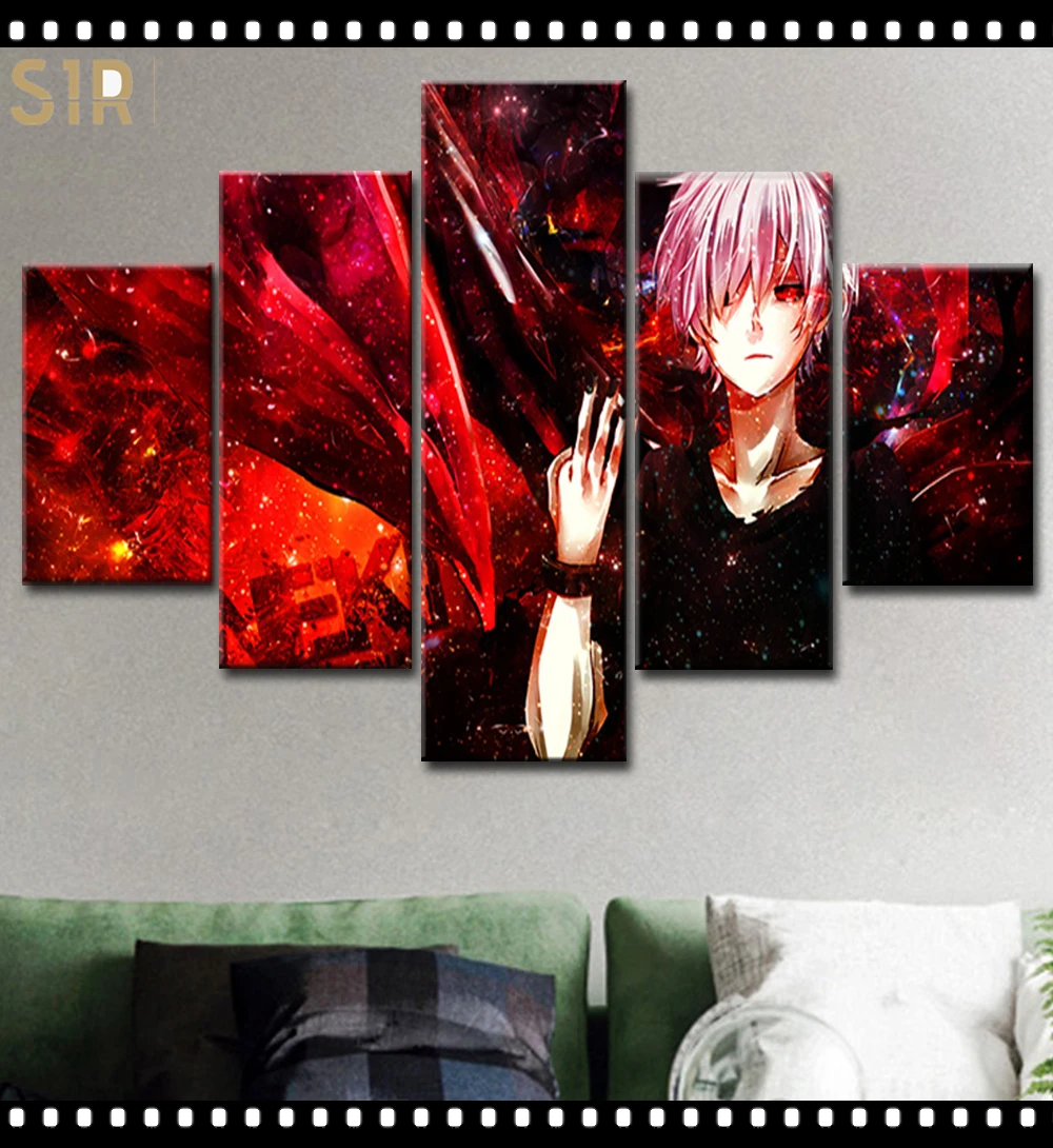 

Tokyo Ghoul Decorations for The Five - Part Anime HD Poster Living Room Decoration Room Decor Japan High Popularity Anime