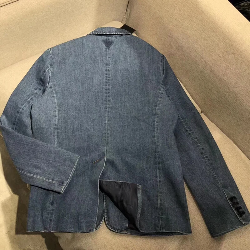 Famous Brand Jeans Jacket for Women High Quality Long Sleeve Casual Loose Style Fashion Coat 2019 new | Женская одежда