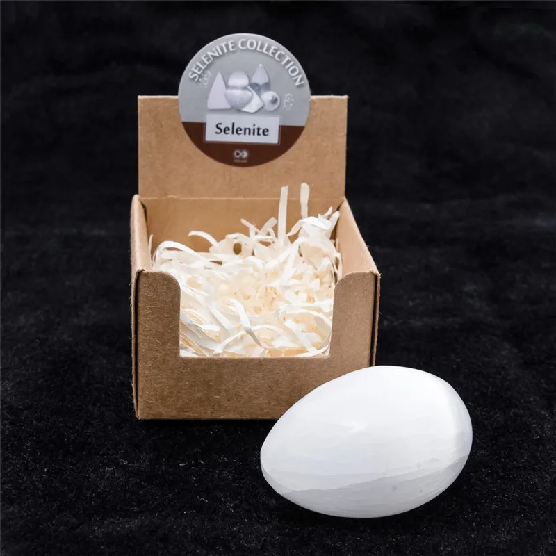 1pc egg 1 шт селенитовые камни и минералы натуральное сердце Пирамида любовь кварц исцеляющий украшение - Цвет: 1pc egg