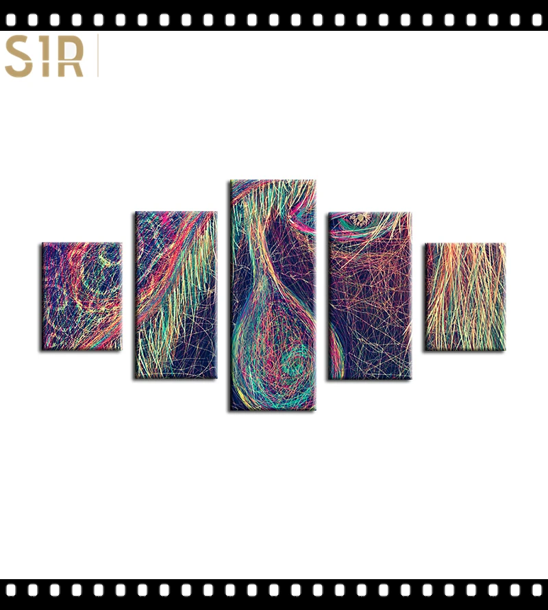 

Картина для домашнего декора, живопись, домашний декор, современные картины из 5 штук, настенное искусство для гостиной, пейзаж