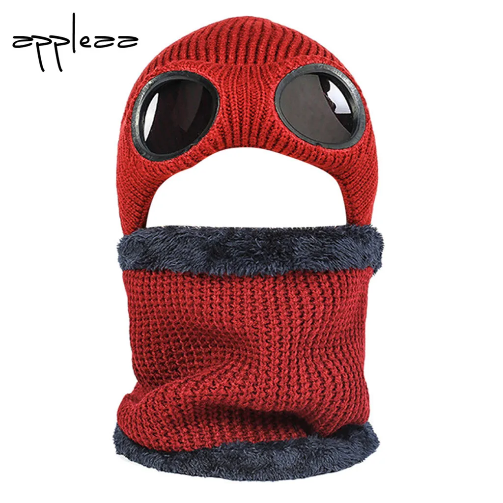 Beanie 2019Top Мужские Женские зимние Пуховые головные уборы одноцветные ворсовые