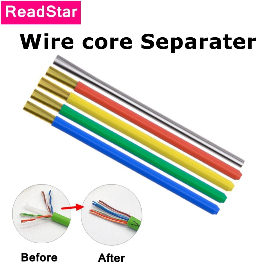 ReadStar-kits de herramientas de red CAT5 CAT6, separador de núcleo de cable...