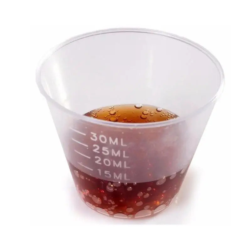 

30/50ML Transparent Plastic Measuring Cup Jug pour Spout 1/5PCS Kitchen Tool Supplies W9X1