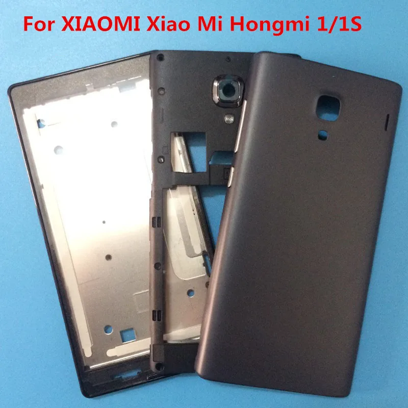 Передняя рамка + средняя для redmi 1S задняя крышка батарейного отсека чехол