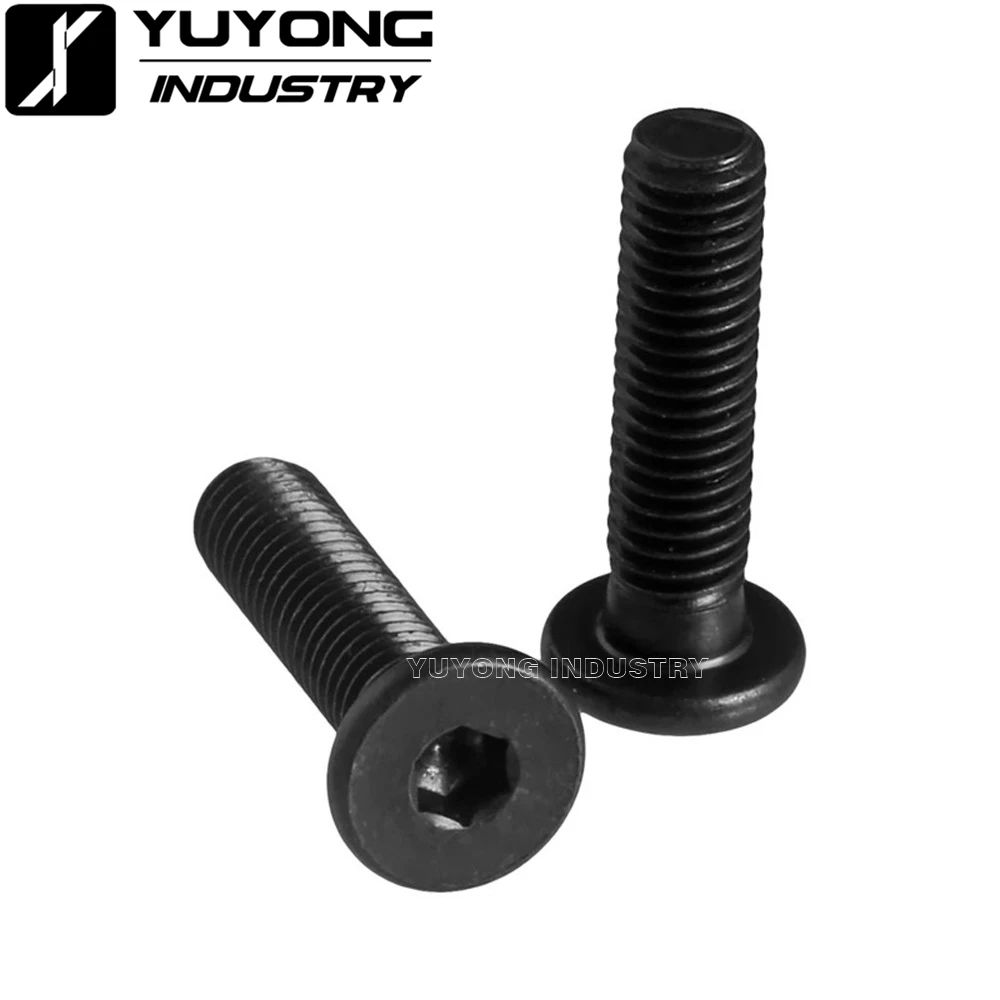 25 шт./упак. M5 * 6/8/10/12 мм черные низкопрофильные винты для v slot/T slot accessories|screw screw|screws