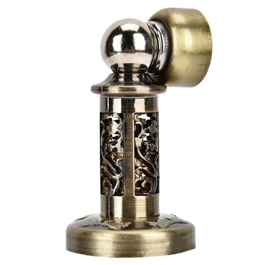 Цинковый сплав сильная Магнитная Стопорная пробка для двери античный дверной