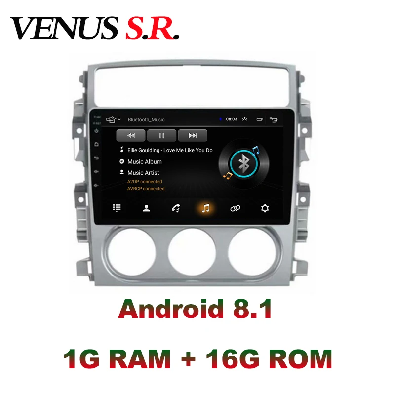 Автомобильный dvd проигрыватель VenusSR на Android 8 1 2.5D для Suzuki Liana radio 2007 2013