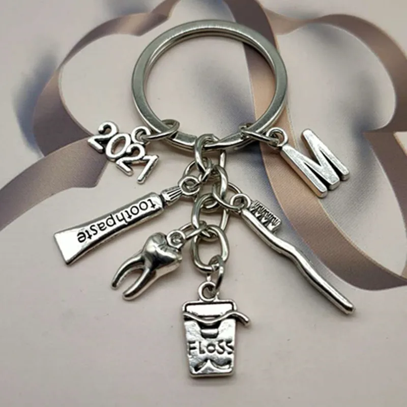 2021 креативная зубная паста брелок щетка письмо привлекательный