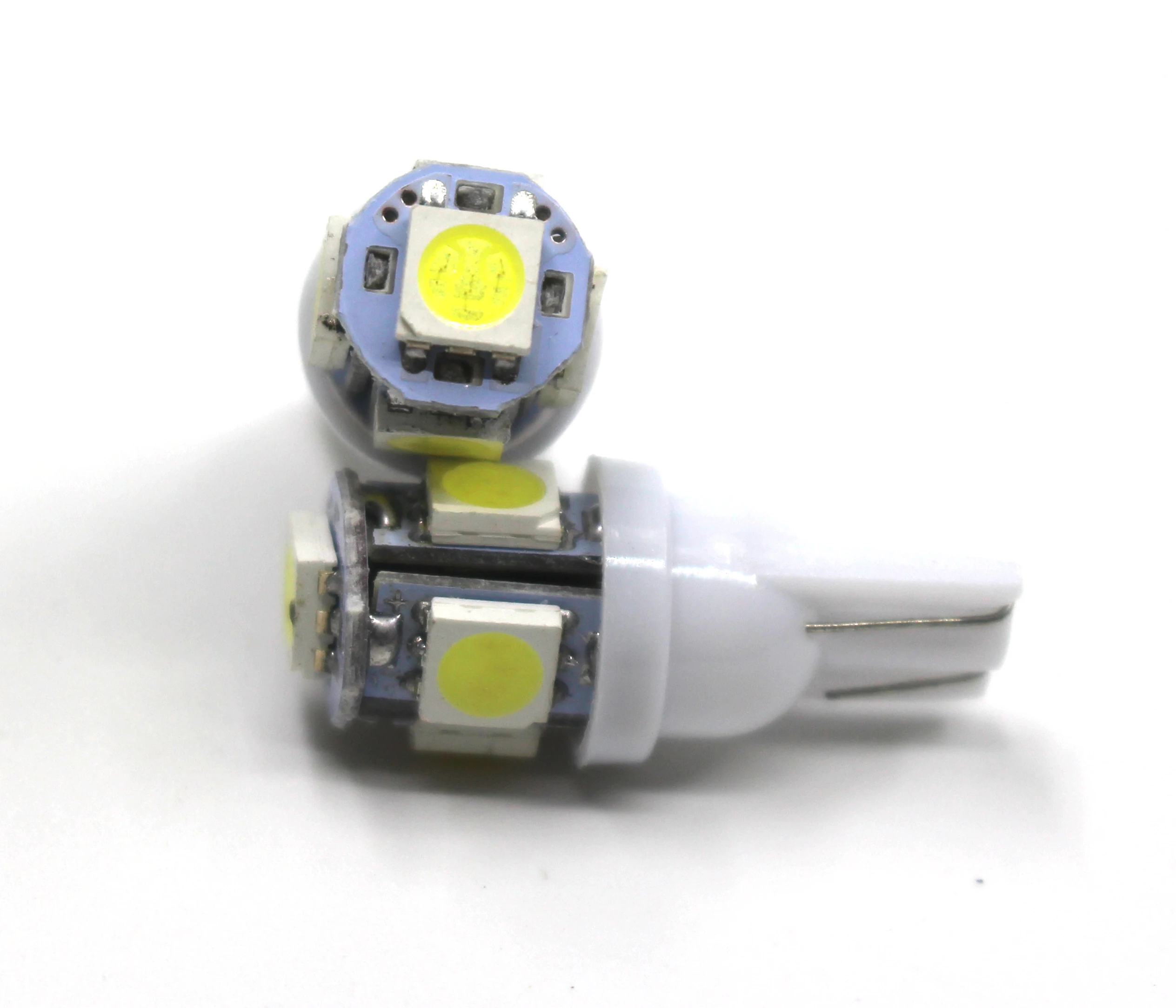 10 шт. Белый светодиодный автомобильный DC 12v светильник W5W T10 5050 194 168 Led парковочная