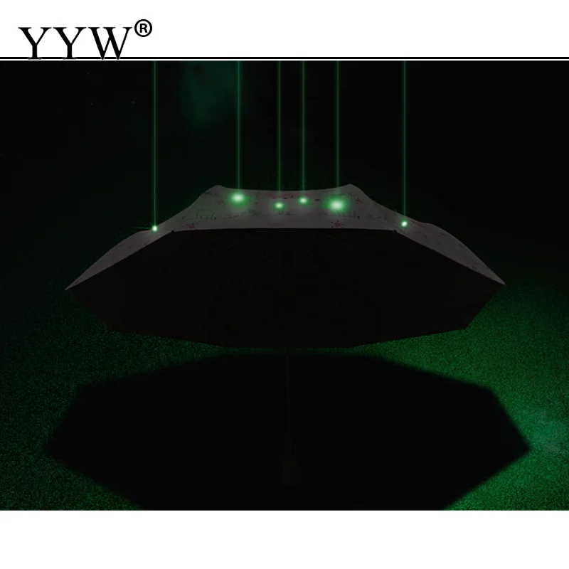 Складной солнечный мини Зонт женский Карманный виниловый зонт Анти УФ Зонты от