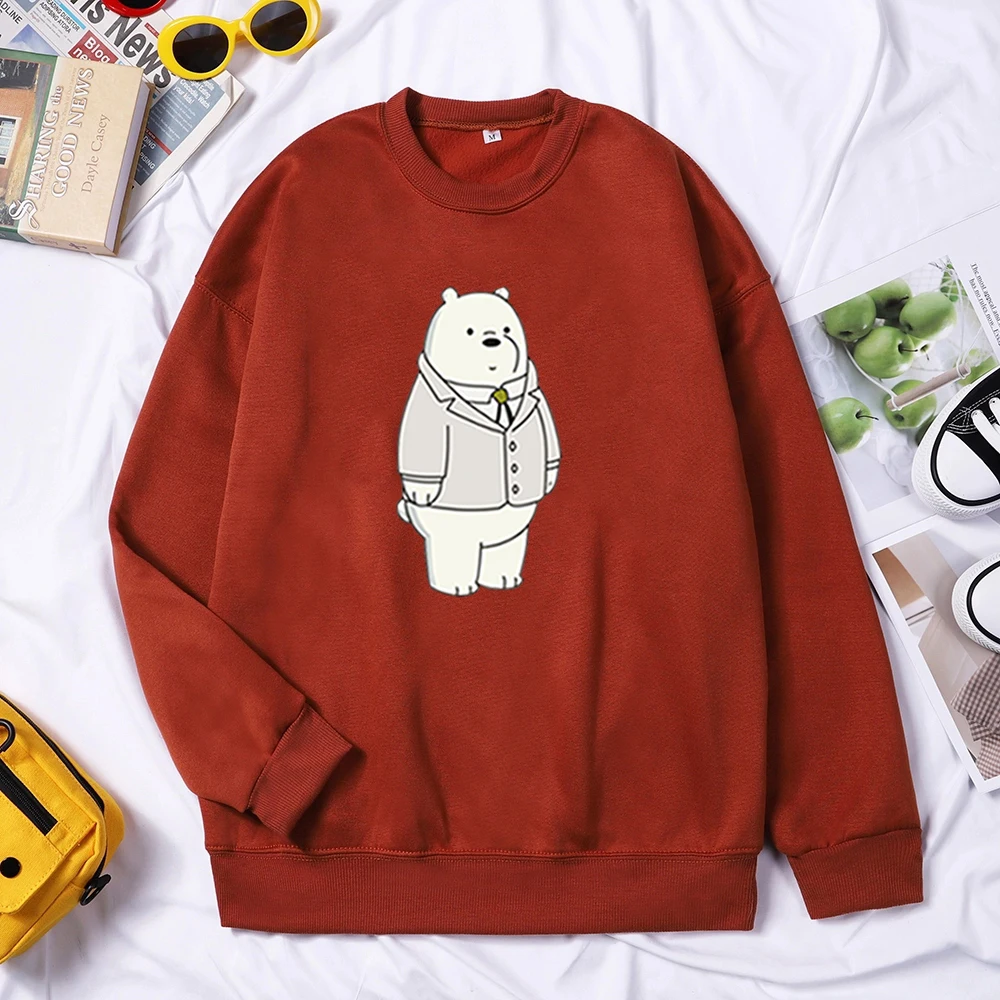 

Cute Bear Hoodie Fashion Men's Brand Hoodies Autumn Winter Male Tops Pullovers Sweatshirt Hommes Sudaderas Streetwear Crewneck