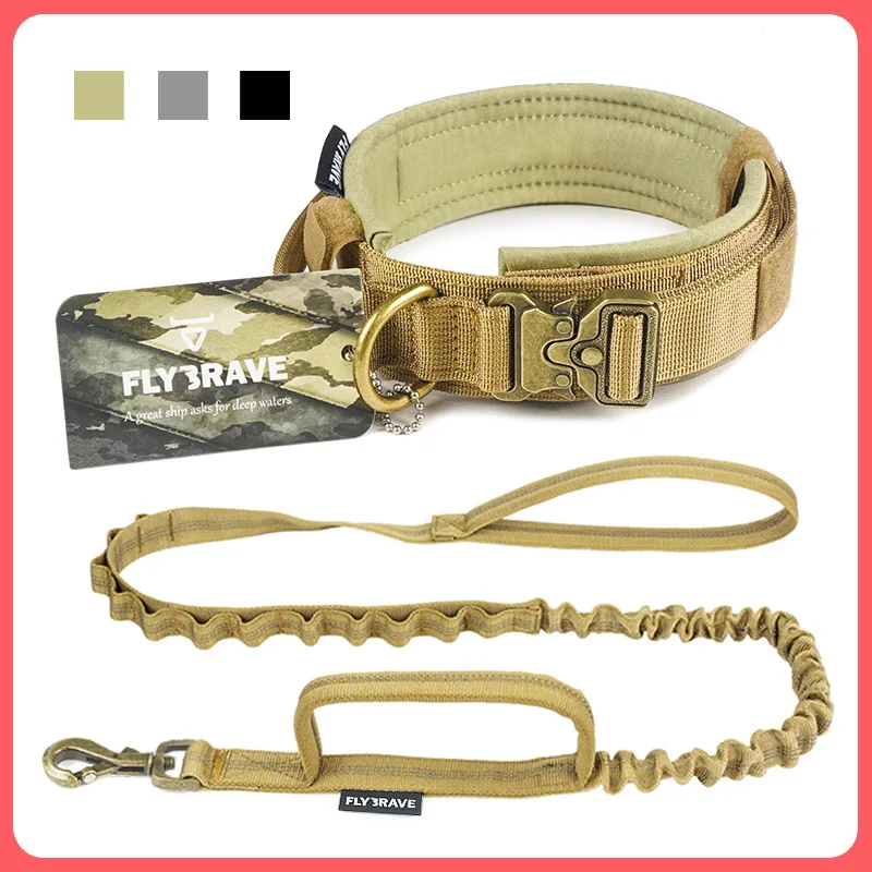 

Specially For Tactical Collar Traction Rope Outdoor Tactical Training Dog Collar Pet Supplies Large, Medium And Small Dogs