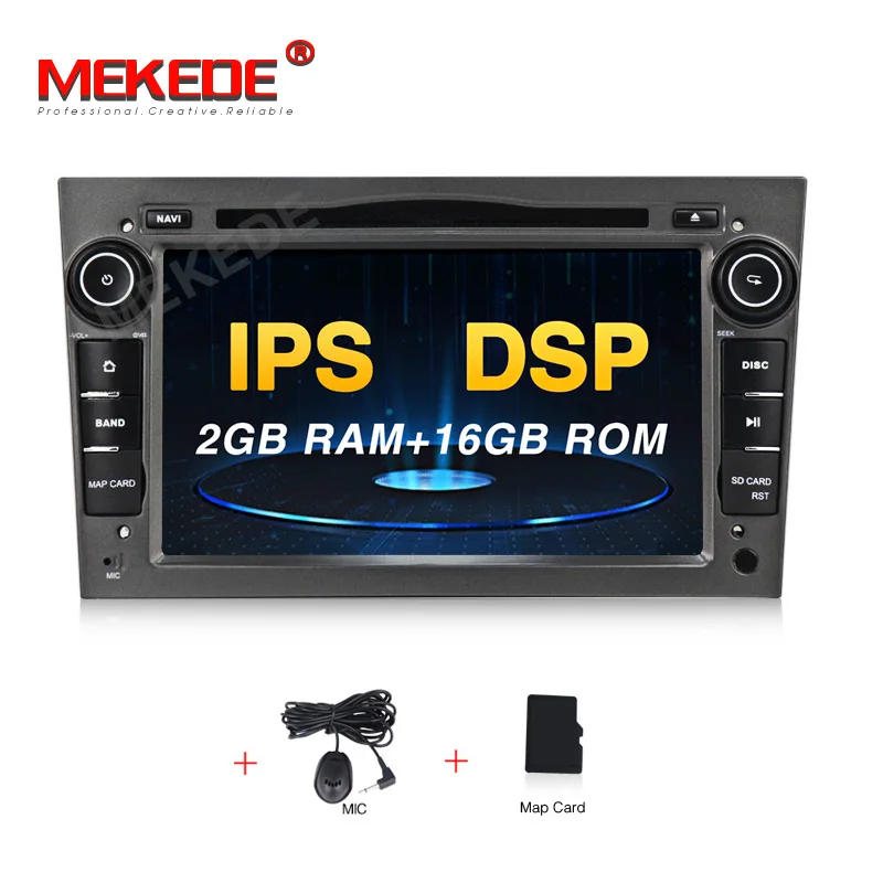 MEKEDE ips DSP 2 Din автомобильный радиоприемник Android 9,0 автомобильный dvd-плеер для Opel Corsa Vectra C D Meriva Vivaro Tigra навигационный GPS радиоприемник 16G карта - Цвет: 16G CAR DVD