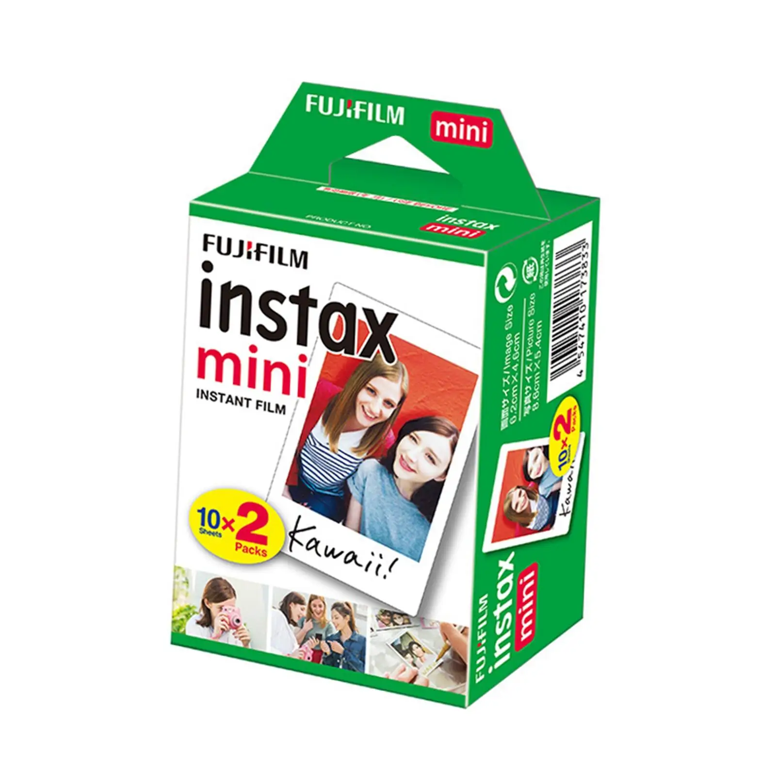 

20 Sheets Photo Paper Films White Edge for Fuji Instax Instant Mini 25 90 Camera 7C