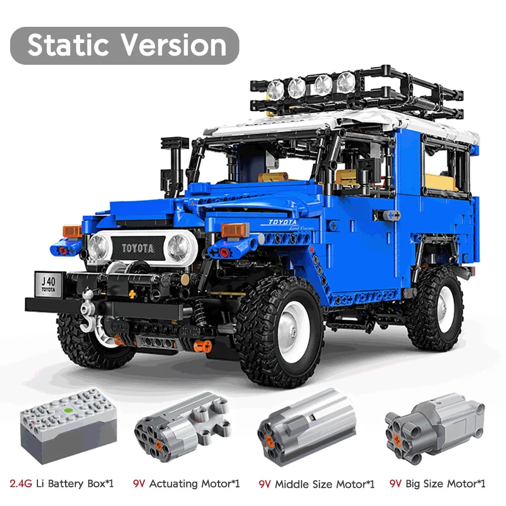 Конструкторский Набор Модель автомобиля коллекция комплект TOTOTA FJ40 гоночный