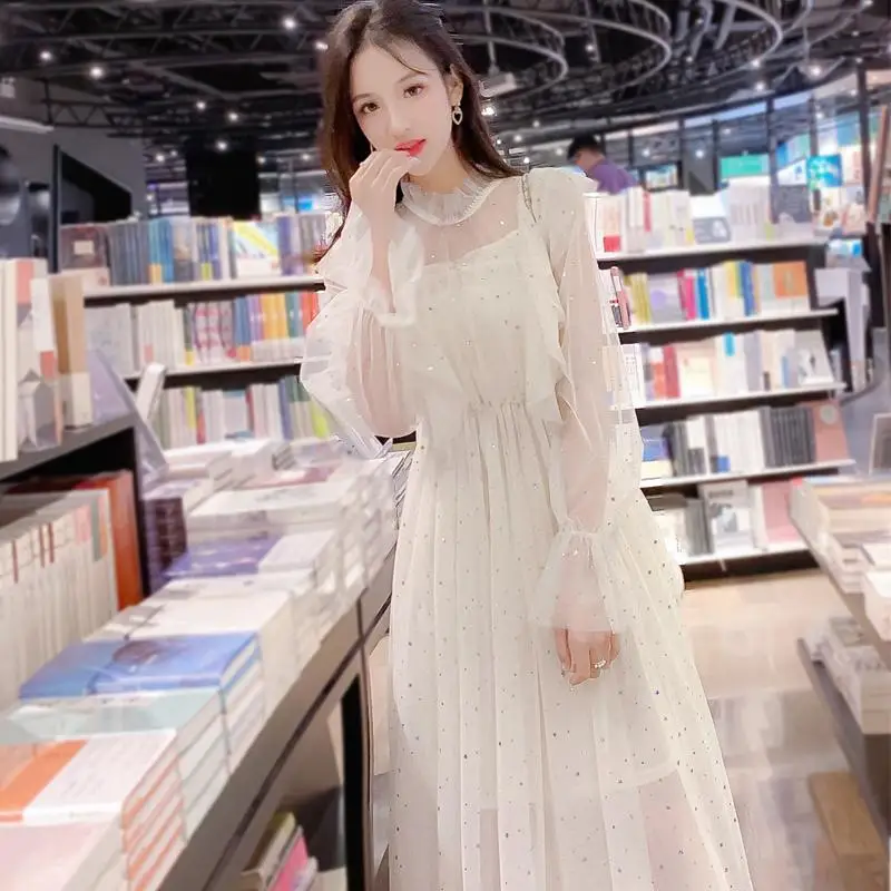 2019 женское Сетчатое платье ретро vestidos выше колен Талия Лето | Женская одежда