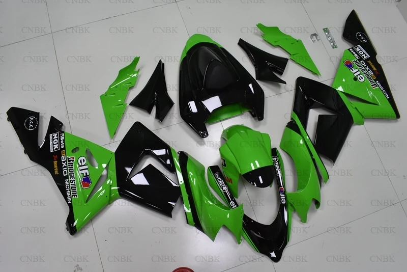 Обтекатель мотоцикла для ZX10r 2004 Ninja ZX 10r обтекатель Обтекатели - 2005 зеленый черный |
