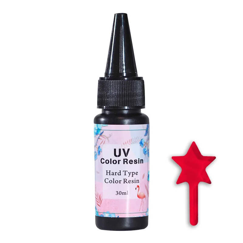 Красный УФ-светильник активированный ультрафиолетовым излучением жесткий