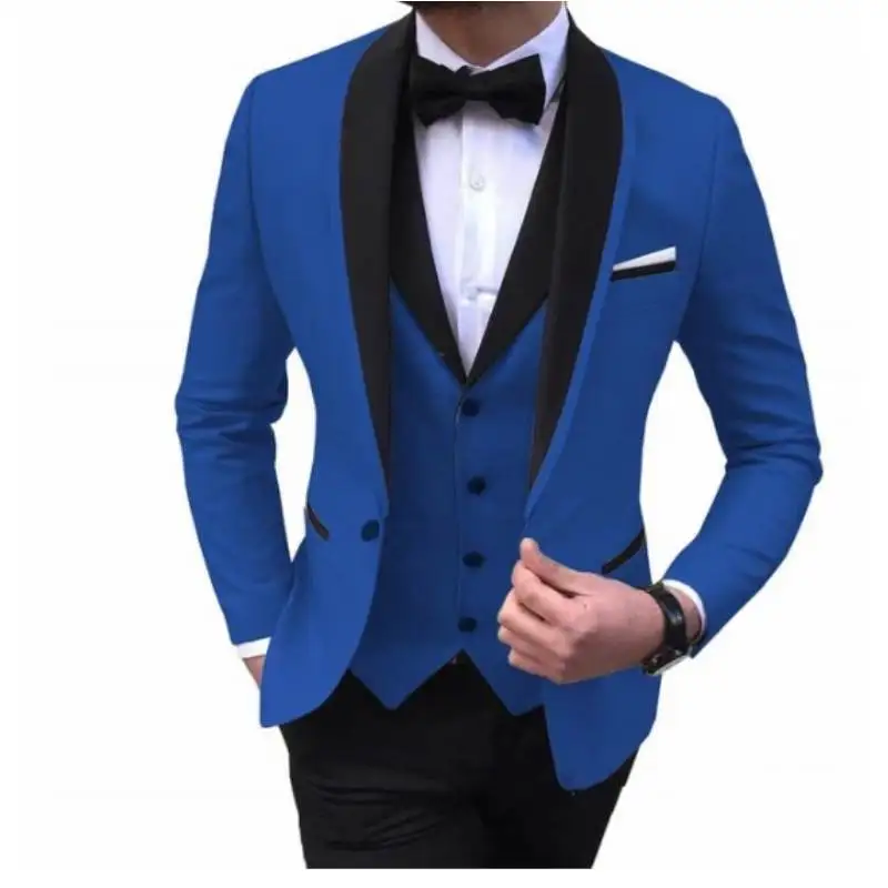 Модный новейший дизайн пальто брюки розовый мужской костюм Slim Fit смокинг жениха 3 шт. индивидуальный заказ Свадебные Костюмы Блейзер комплект - Цвет: as picture