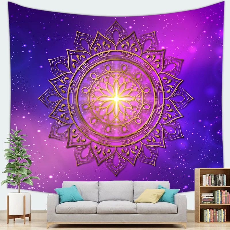 Оптовая продажа цветной гобелен из серии дурмана украшение для дома настенное |