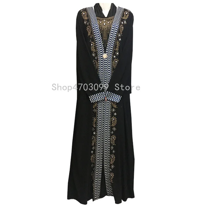 Модное арабское мусульманское платье абайя мусульманская одежда для женщин