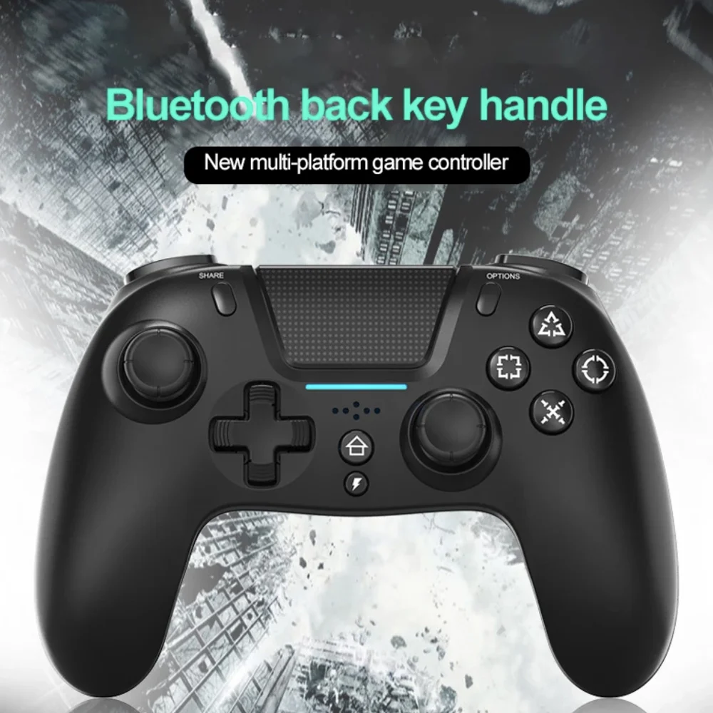 

Mando inalámbrico Bluetooth para PS4 Elite/Slim/Pro, mando para Android con botón trasero programable, compatible con PC