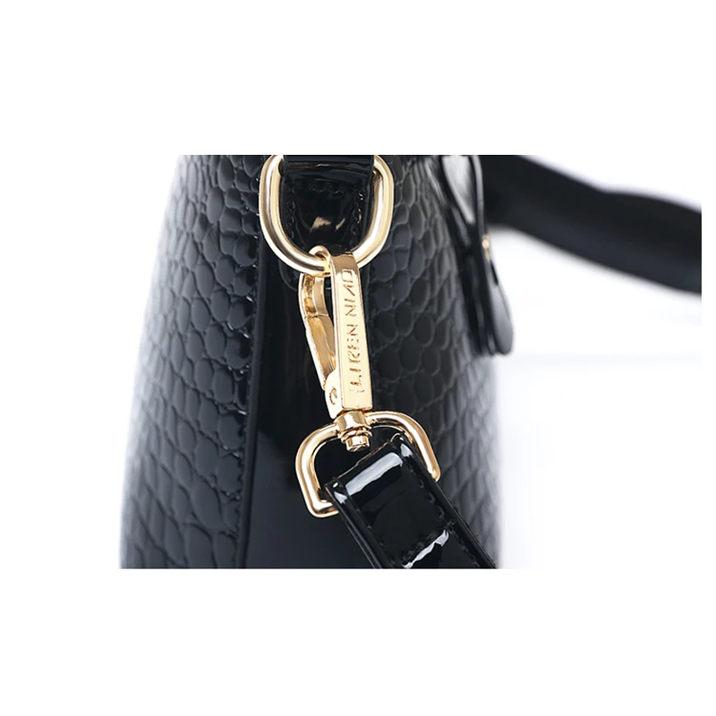 

Alligator Pattern Simple Pu Leather Shoulder Bag For Women Fashion Female Solid Color Shell Small Crossbody Handbag