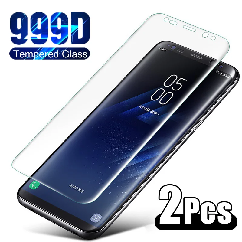 

2PCS Full Cover Glass for Samsung Note 20 Ultra Note 10 9 8 Screen Protector for Samsung S21 Ultra S20 S8 S9 S10 Plus S10E Glass